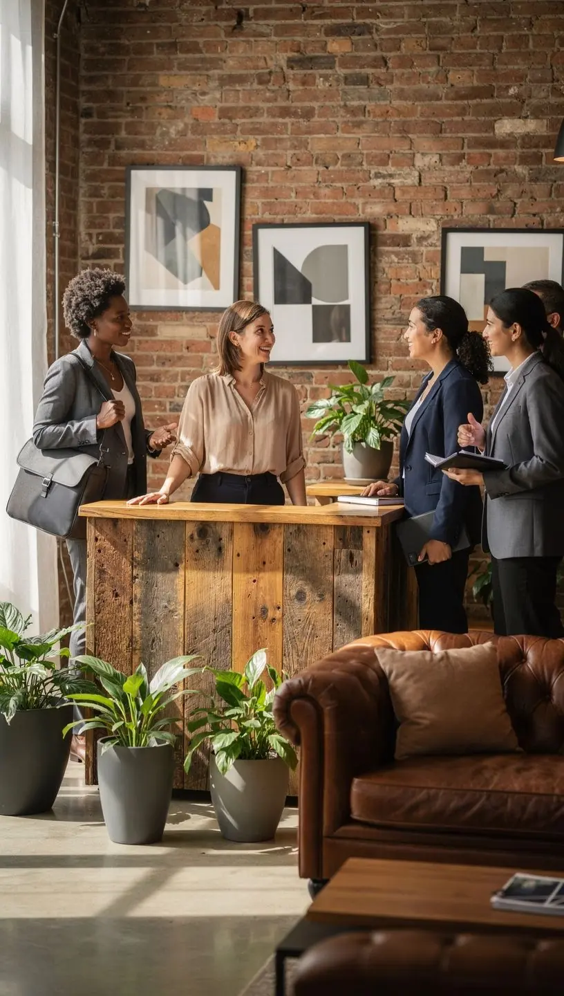 Elegancka sala konferencyjna z dużym stołem i ergonomicznymi krzesłami