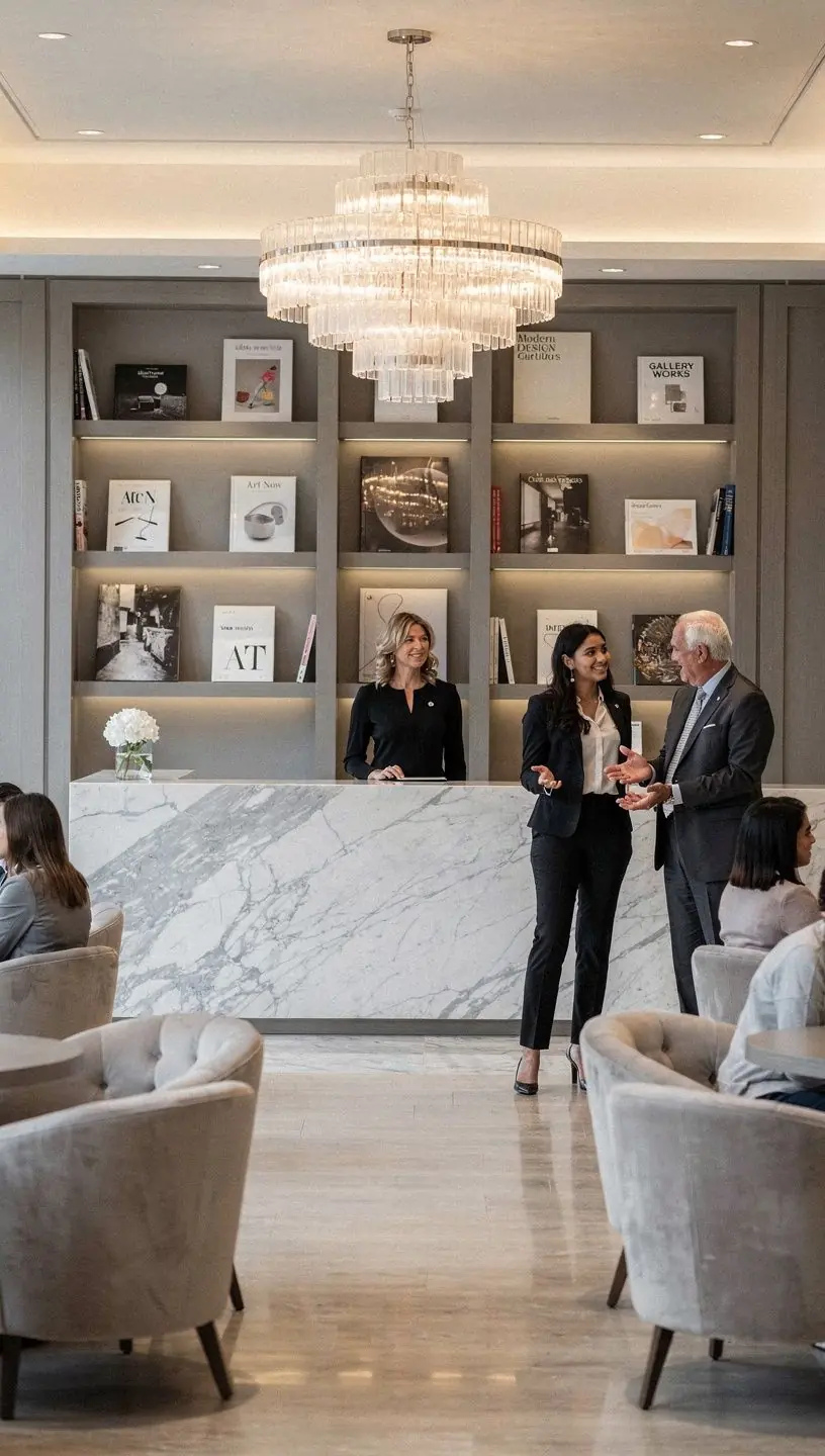 Przestrzeń biurowa z przejrzystym układem, umożliwiająca swobodne poruszanie się